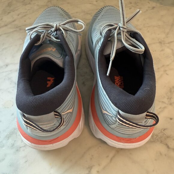 Hoka One One, Bondi 7 Running Shoes Blue Size 9W Excellent condition! - Picture 3 of 10